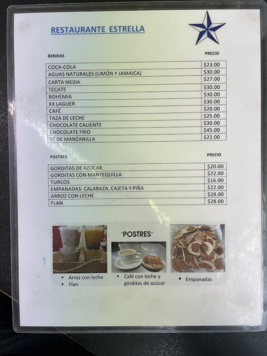 Restaurant la estrella Menu - Image 2